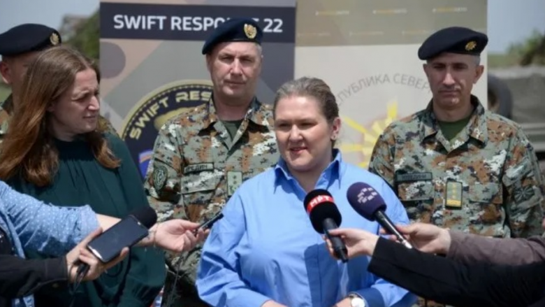 Petrovska për “Swift Response 22”: Stërvitje në të cilën tregojmë aftësitë tona