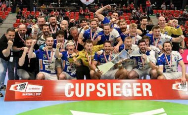 Luigj Quni i gëzohet triumfit në Kupën e Zvicrës në hendboll