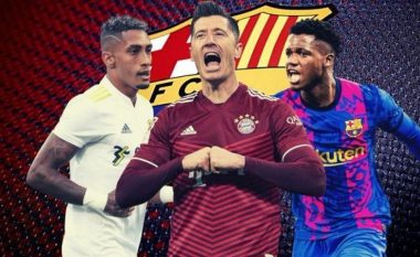 Barcelona e do Lewandowskin dhe Raphinhan për të formuar treshen e re sulmuese