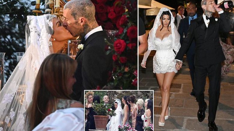 Martohen sërish Kourtney Kardashian dhe Travis Barker – çifti bëjnë dasmë gjigante në kështjellën e lashtë të Portofinos