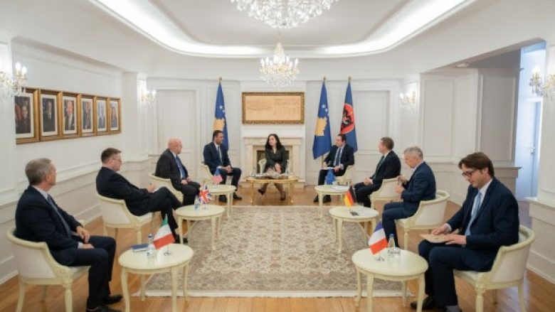 Krerët e shtetit takojnë ambasadorët e QUINT-it: Vettingu, parakusht për forcimin e sundimit të ligjit në Kosovë