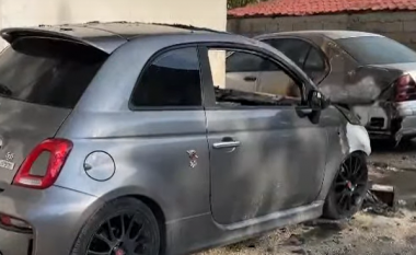 Digjen dy automjete në Vlorë, nuk ka të lënduar