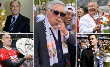 Trajnerët që kanë fituar më së shumti trofe në histori të futbollit, pas rekordit magjik të Ancelottit
