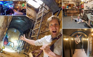 YouTuberi britanik i kaloi katër vite për ta hapur tunelin 15 metra nën tokë – brenda ka ndërtuar bunkerin që lidhë zyrën me shtëpinë