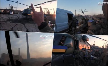 Gazetari ukrainas publikon pamjet që tregojnë se si dukej furnizimi me armë dhe tërheqja e të plagosurve nga Azovstali