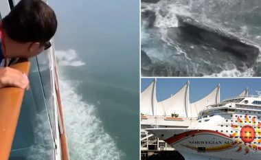 Anija gjigante përplaset në copën e madhe të akullit në Alaska, kapiteni detyrohet të kthehet nga ku ishte nisur