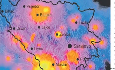 Një tërmet me fuqi shkatërruese prej 4.8 ballë të shkallës Rihter godet Bosnjën e Hercegovinën
