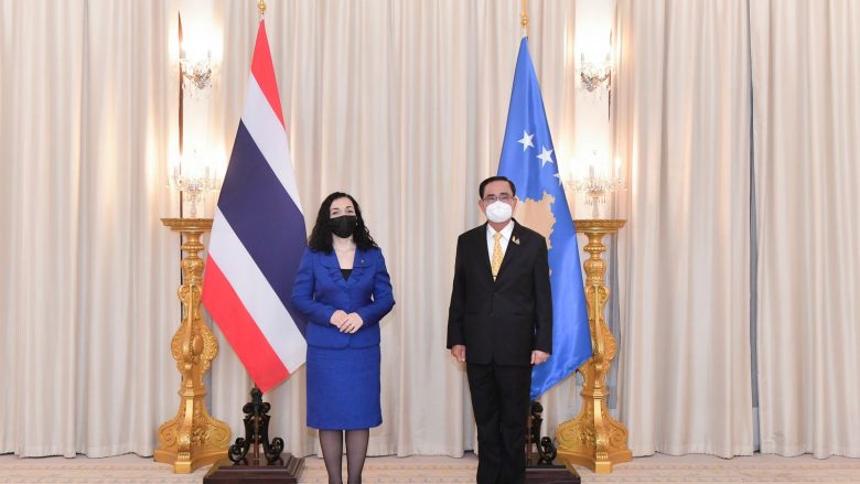 Osmani takoi kryeministrin e Tajlandës, kërkoi përkrahje për anëtarësimin e Kosovës në organizata ndërkombëtare