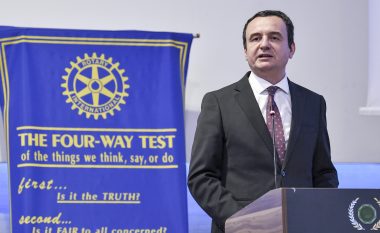 Kurti mori pjesë në Konferencën e Distriktit të Klubeve Rotariane të Kosovës dhe të Shqipërisë