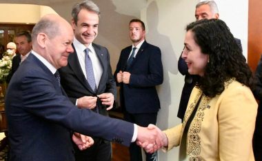 Osmani: Kosova e bekuar me mbështetjen e kancelarit Scholz dhe miqësinë me Gjermaninë