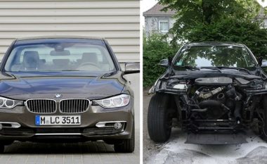 Në mbrëmje kishte parkuar BMW-në – në mëngjes ka gjetur “vetëm” skeletin e veturës