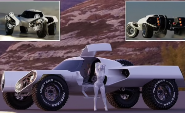 Koncepti “The Huntress” – makina me rrota që i rrotullohen në mënyrë autonome për terrene të ashpra