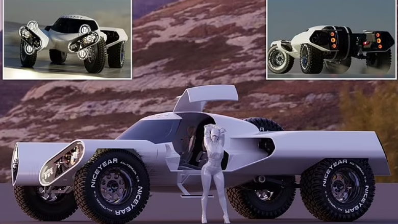 Koncepti “The Huntress” – makina me rrota që i rrotullohen në mënyrë autonome për terrene të ashpra