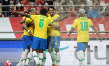 Neymar shënon dy gola, Brazili triumfon me rezultat të thellë në udhëtim te Korea e Jugut