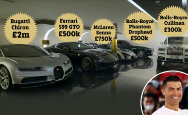 Garazhi milionësh i Cristiano Ronaldos - makinat luksoze të yllit portugez që kapin vlerën e mbi 19 milionë eurove