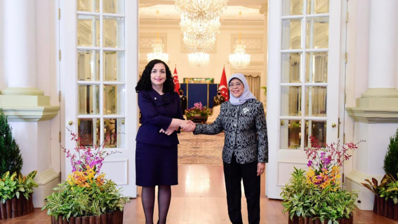 Osmani takoi presidenten e Singaporit Yacob, flasin për intensifikimin e marrëdhënieve me këtë shtet të Azisë
