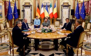 Zelensky takohet në Kiev me liderët evropianë