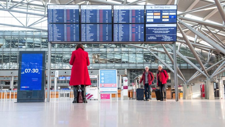 Aeroportet gjermane në telashe për shkak të mungesës së stafit
