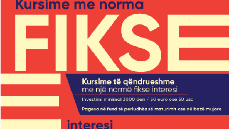 Halkbank ka rritur normat e interesit për kursimet në denarë