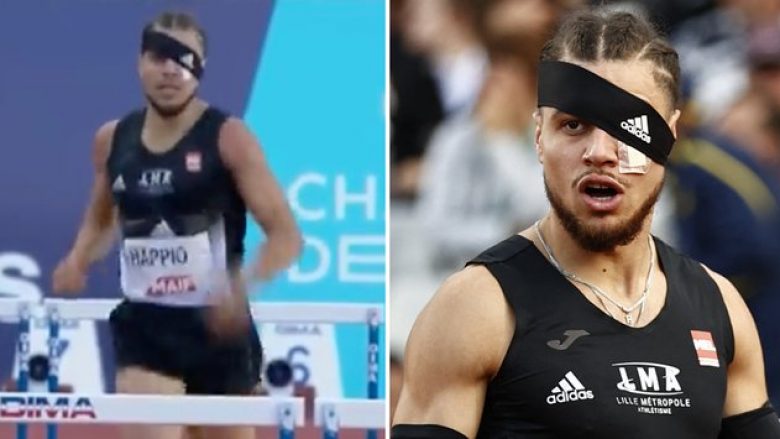 I grushtuar para gare nga një tifoz dhe me një sy të mavijosur – atleti francez në mënyrë sensacionale fiton garën e 400 metrave me pengesa