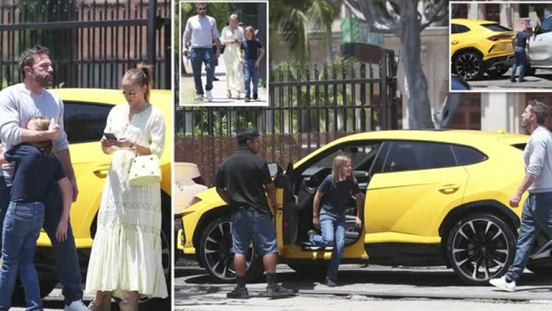 Djali 10-vjeçar i Ben Affleck përplas Lamborghini me një BMW në Los Angeles