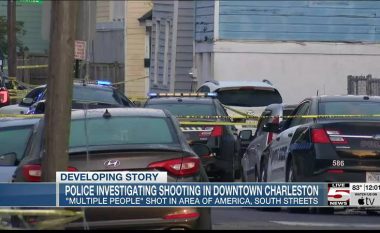 Dhjetë të plagosur dhe tre policë të lënduar pas të shtënave me armë në Charleston të SHBA-së