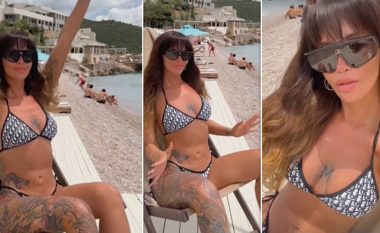 Dafina Zeqiri mahnit me linjat trupore në bikini