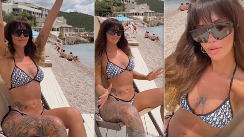 Dafina Zeqiri mahnit me linjat trupore në bikini