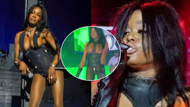 Azealia Banks trondit fansat, performon me gjoksin zbuluar para se të largohet e zemëruar nga skena