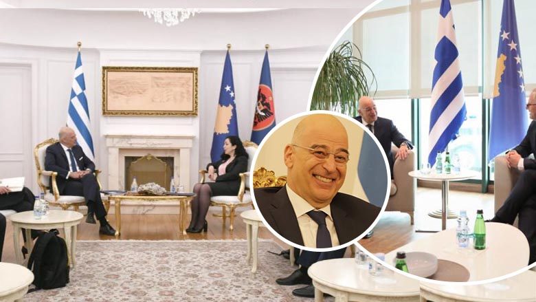 Integrimi evropian dhe formalizimi i njohjes së shtetit të Kosovës – gjithçka nga takimi i ministrit grek Dendias me krerët e shtetit