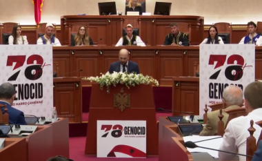 Seancë përkujtimore në Kuvendin e Shqipërisë për viktimat e gjenocidit mbi popullsinë çame