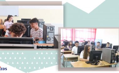 KEDS dhuron dhjetëra kompjuterë për dy shkolla fillore