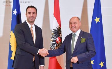 Konjufca në Austri falënderon homologun Sobotka për përkrahjen ndaj shtetit të Kosovës  