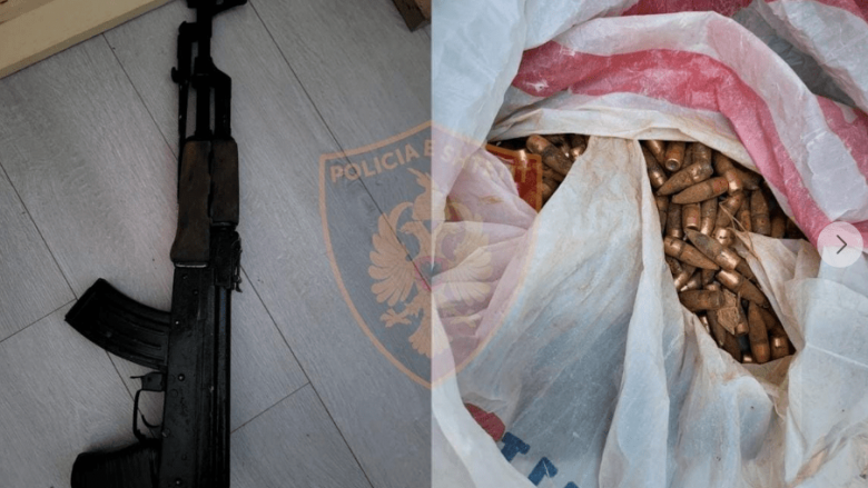 Arrestohet 17-vjeçari në Mamurras, iu gjetën armë dhe municione në banesë