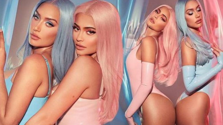 Kylie Jenner paralajmëron bashkëpunimin në produkte të kozmetikës me mikeshën e ngushtë, Anastasia Karanikolaou – dyshja sjellin fotosesion provokuese