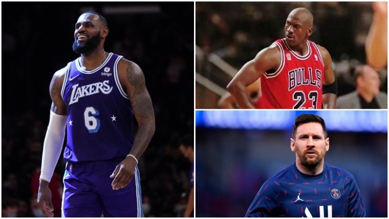 LeBron James është vetëm sportisti i dytë në histori që bëhet miliarder – ai barazohet me Jordan, por aktualisht paguhet më pak se Messi