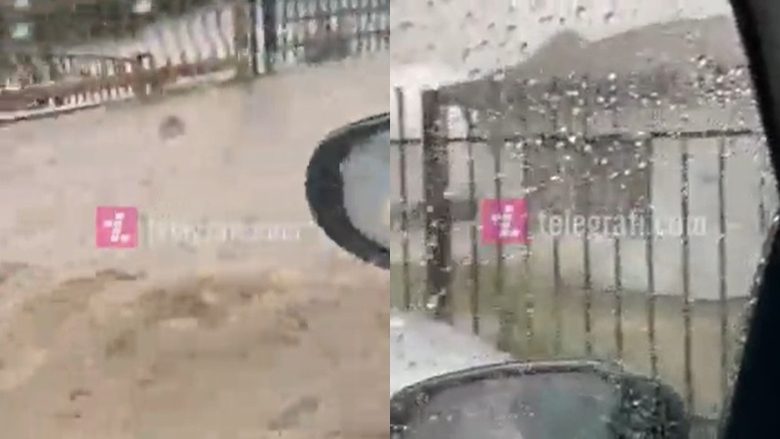 Vërshime e breshër në Istog