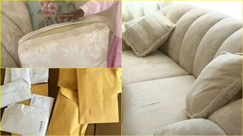 Gruaja nga Kalifornia gjeti 36,000 dollarë të fshehura në një divan që e mori falas, pasi e gjeti në internet