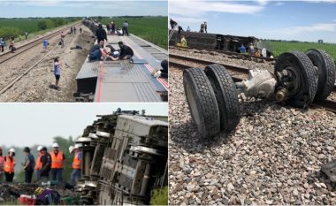 Tre të vdekur dhe dhjetëra të lënduar pasi një tren me pasagjerë godet një kamion dhe del nga shinat në Missouri