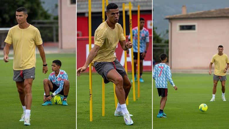 Cristiano Ronaldo largon shqetësimet nëse djali i tij do të vazhdojë të stërvitet me të