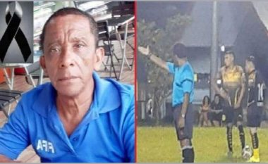 Gjyqtari në El Salvador është rrahur për vdekje nga lojtarët dhe tifozët pasi e ndëshkoi një futbollist me kartonin e dytë të verdhë
