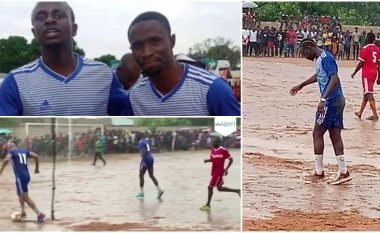 Sadio Mane vazhdon të mbetet futbollisti më modest në botë – zhvillon ndeshjen me yje senegalez në vendlindjen e tij në fushën plot baltë