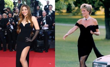 Rastësi apo sinjal? Shakira kishte veshur pak ditë më parë “fustanin e hakmarrjes” – të njëjtin që Princesha Diana veshi kur u tradhtua nga Charles