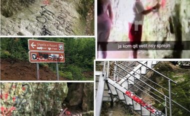 Shkuan në ekskursion, nxënësit e shkollës “Faik Konica” nga Prishtina dëmtuan shpellën e Kusarit në Gjakovë