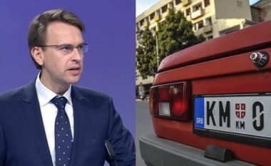 BE thotë se Kosova ka të drejtë t’i heqë targat “KM”, “PR” që i lëshon Serbia