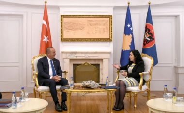 Osmani takoi ministrin Çavusoglu, kërkon mbështetjen e Turqisë për anëtarësimin e Kosovës në Këshillin e Evropës