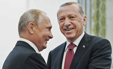 Vladimir Putin e Recep Tayyip Erdogan – dy liderët më të favorizuar në Serbi, Mal të Zi dhe Maqedoni të Veriut