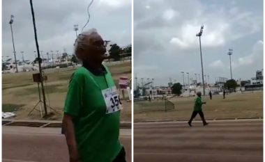Pavarësisht se i ka 105 vjet, gruaja nga India nuk ka të ndalur në vrapim – po korr suksese dhe po fiton medalje nëpër gara