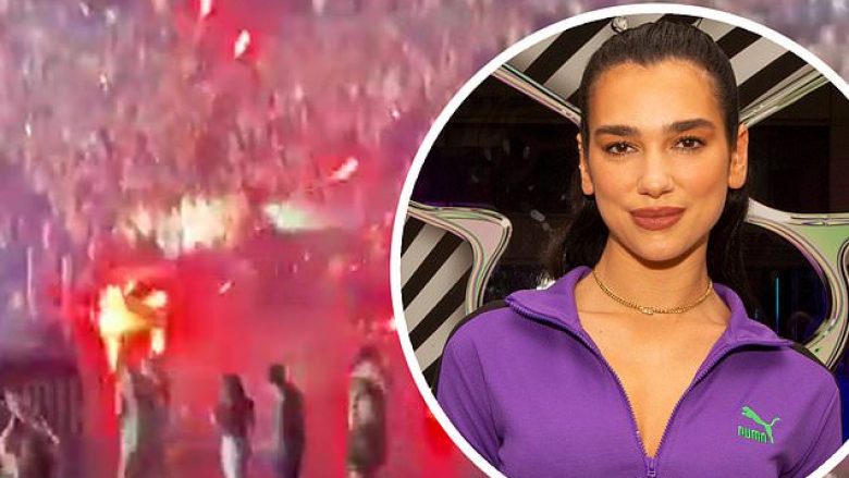 Dua Lipa kërkon falje pas incidentit me fishekzjarre në koncertin e saj në Toronto