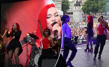 Ava Max shfaqet me ngjyrat kuq e zi në koncertin e komunitetit LGBTI+ në Londër